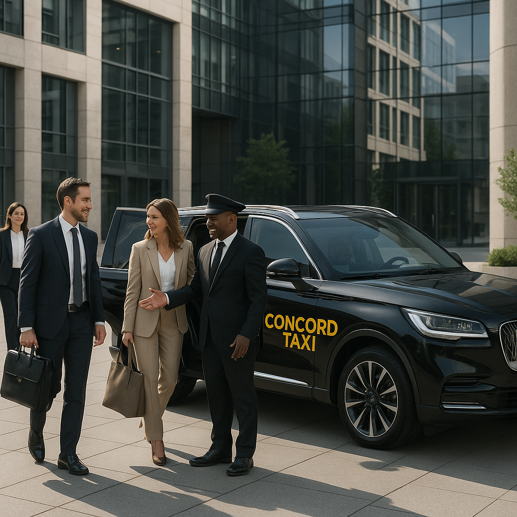 20251026 1453 Executive Concord Taxi Service Simple Compose 01k8gxtbnff438ks4sm5dngz33